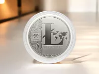 Srebrna moneta kolekcjonerska Litecoin LTC - 2