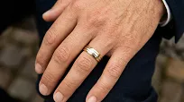 Obrączki ślubne stal chirurgiczna złoto srebro eleganckie 6 mm KO12 - 9