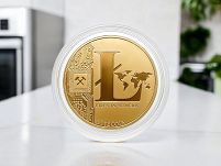 Złota moneta kolekcjonerska Litecoin LTC - 2