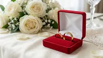 Obrączki ślubne złote klasyczne półokrągłe stal chirurgiczna 316L 4mm para KO17 - 4