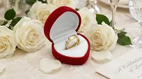 Obrączki ślubne stalowe złoto srebrne eleganckie z cyrkonią 6 mm KO11 - 5